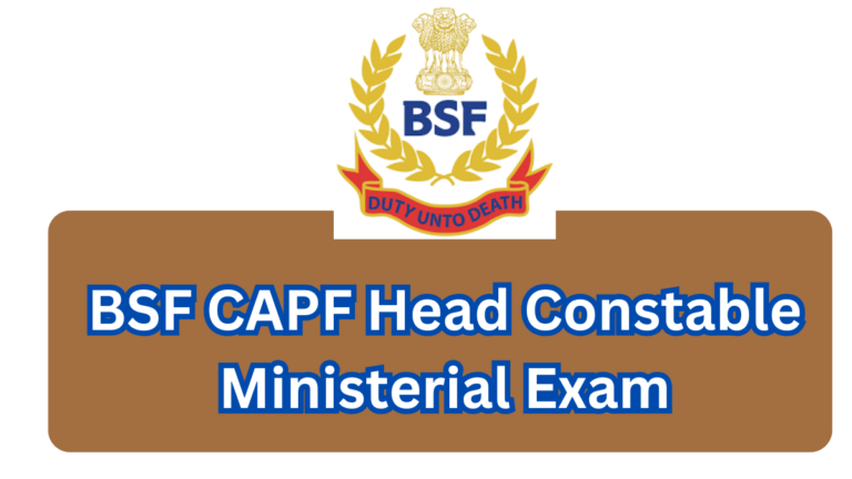 BSF Head Constable Admit Card (Ministerial) 2025: Essential Details and How to Download