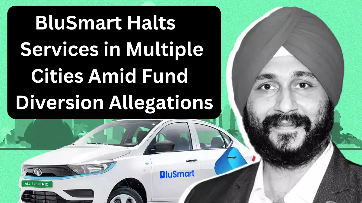 BluSmart Halts Services in Several Cities After SEBI Uncovers Fund Diversion