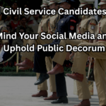 Selected Civil Service Candidates Advised: Mind Your Social Media and Uphold Public Decorum