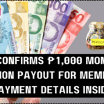 SSS Confirms ₱1,000 Monthly Pension Payout for Members: Payment Details Inside