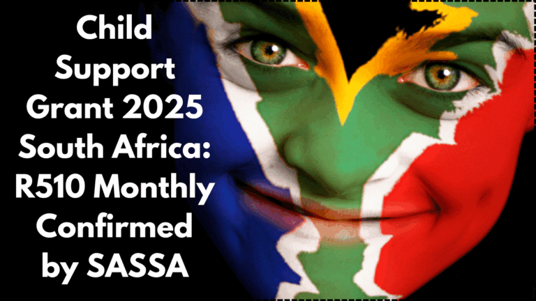 Child Support Grant 2025 South Africa: R510 Monthly Confirmed by SASSA