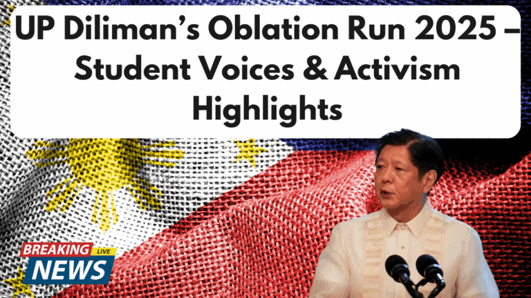 UP Diliman’s Oblation Run 2025 – Student Voices & Activism Highlights