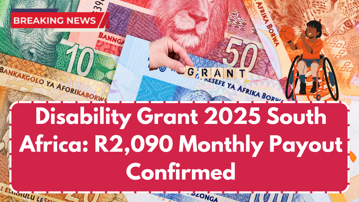 Disability Grant 2025 South Africa: R2,090 Monthly Payout Confirmed