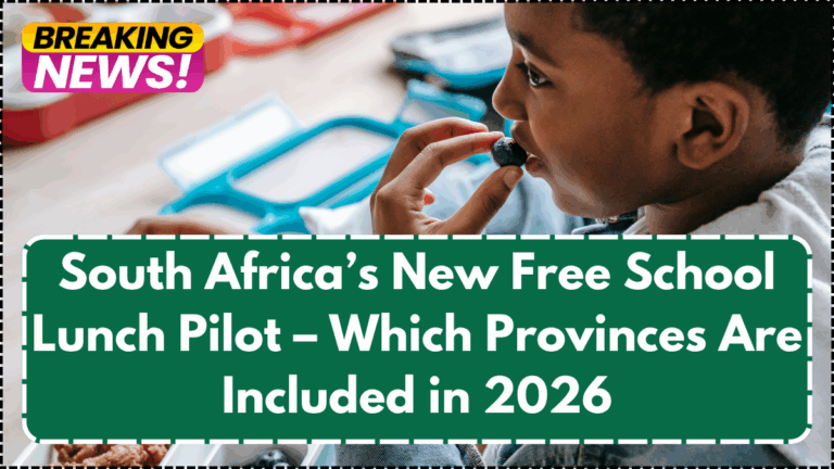 South Africa’s New Free School Lunch Pilot – Which Provinces Are Included in 2026