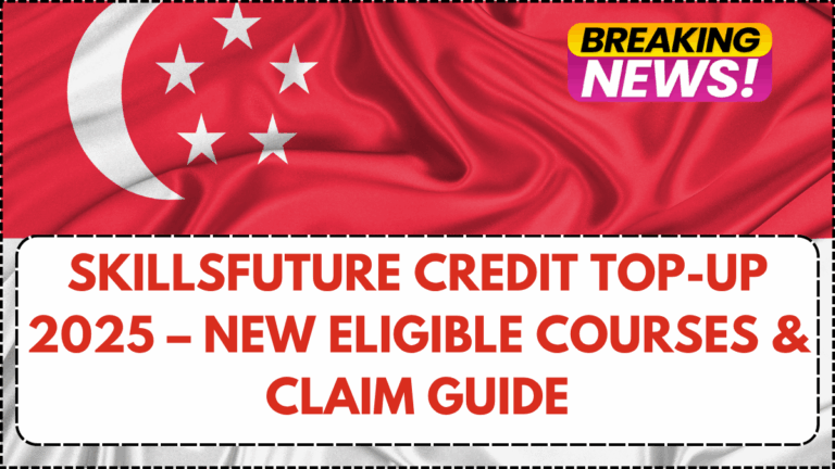 SkillsFuture Credit Top-Up 2025 – New Eligible Courses & Claim Guide