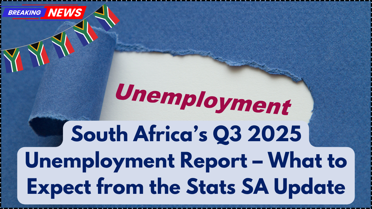 South Africa’s Q3 2025 Unemployment Report – What to Expect from the Stats SA Update
