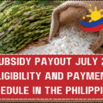 Rice Subsidy Payout July 2025 – Eligibility and Payment Schedule in the Philippines