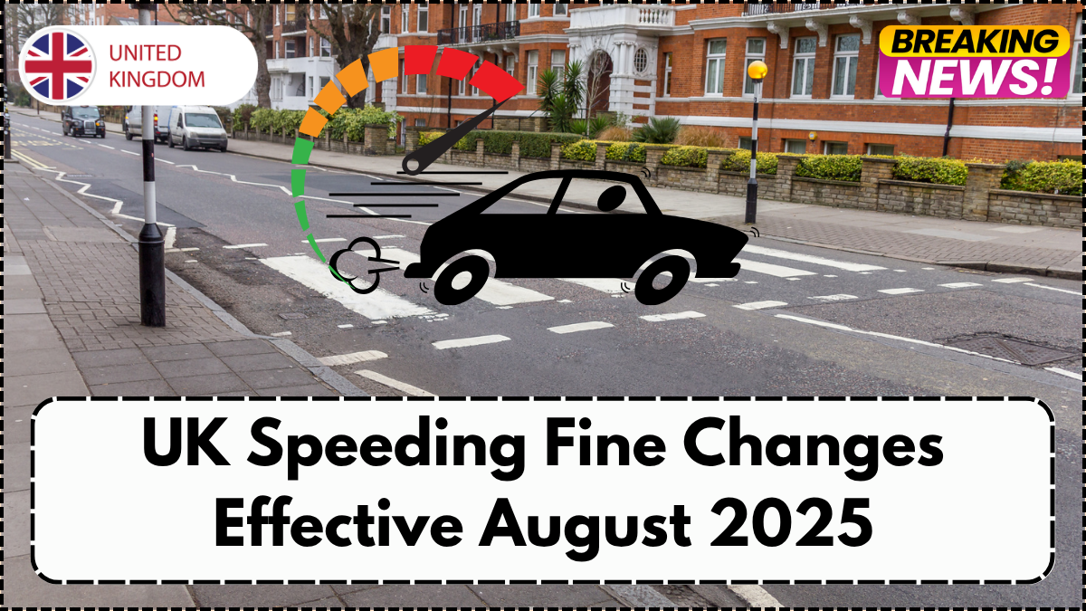 UK Speeding Fine Changes Effective August 2025 – New Camera Penalty System Explained