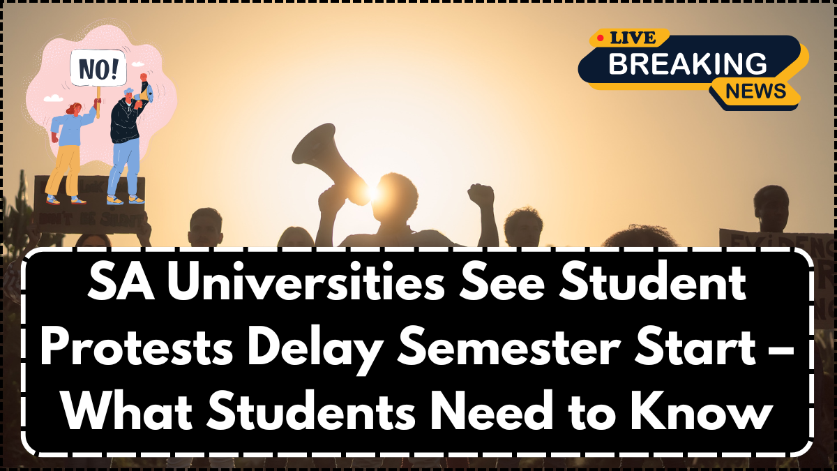 SA Universities See Student Protests Delay Semester Start – What Students Need to Know
