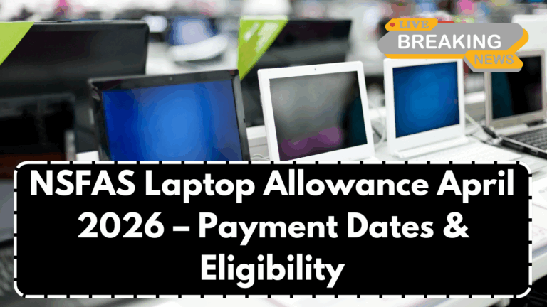NSFAS Laptop Allowance April 2026 – Payment Dates & Eligibility