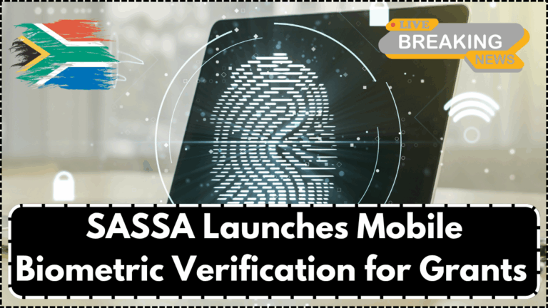 SASSA Launches Mobile Biometric Verification for Grants – Dec 2025 Pilot
