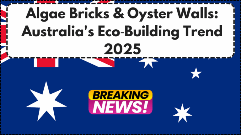 Algae Bricks & Oyster Walls: Australia's Eco‑Building Trend 2025