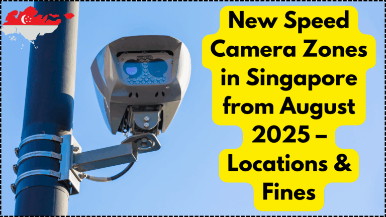 New Speed Camera Zones in Singapore from August 2025 – Locations & Fines