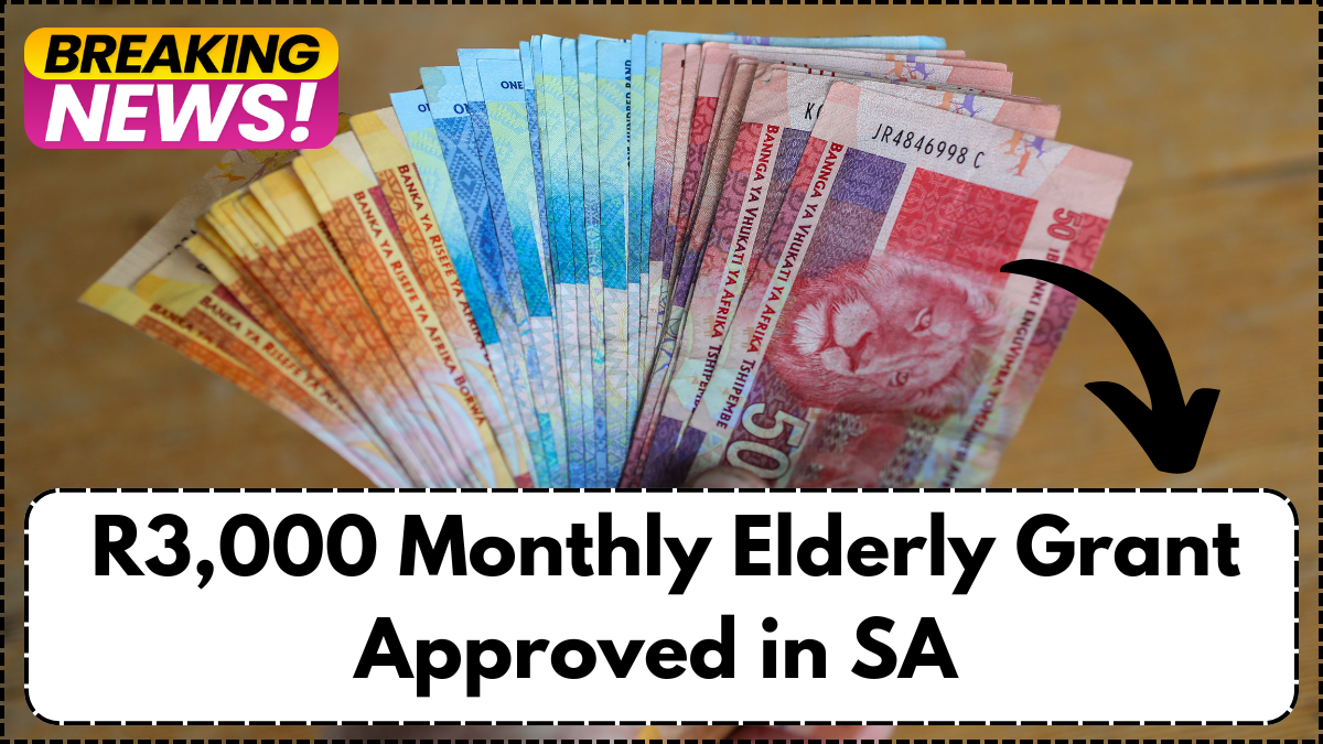 R3,000 Monthly Elderly Grant Approved in SA – August 2025 Payment & Eligibility Update