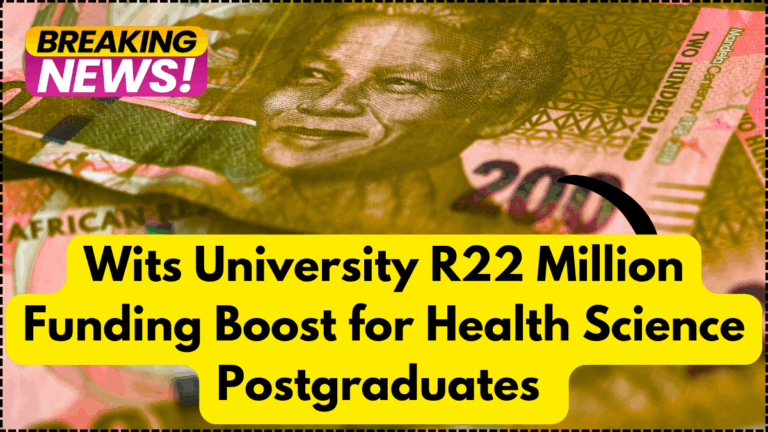 Wits University R22 Million Funding Boost for Health Science Postgraduates – Support Details
