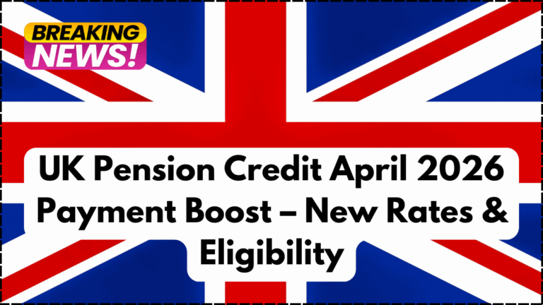 UK Pension Credit April 2026 Payment Boost – New Rates & Eligibility