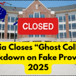 Australia Closes “Ghost Colleges” – Crackdown on Fake Providers 2025