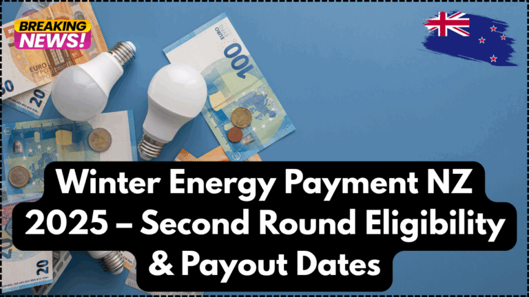Winter Energy Payment NZ 2025 – Second Round Eligibility & Payout Dates