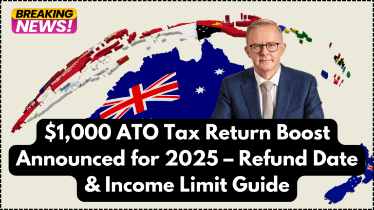 $1,000 ATO Tax Return Boost Announced for 2025 – Refund Date & Income Limit Guide