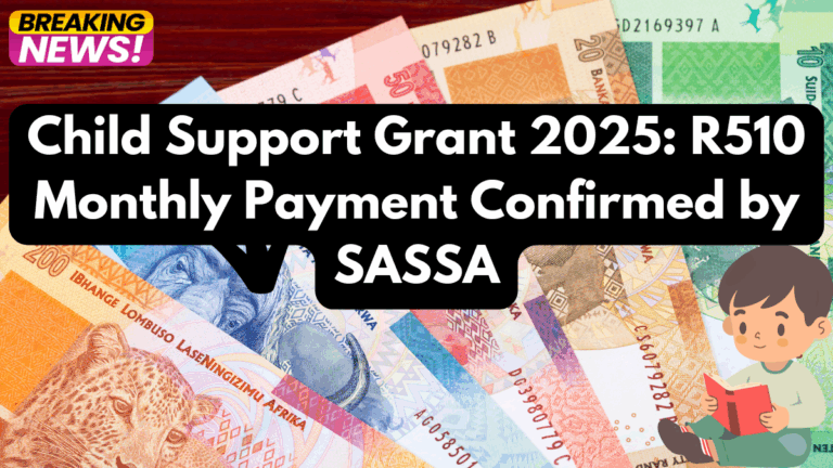 Child Support Grant 2025: R510 Monthly Payment Confirmed by SASSA