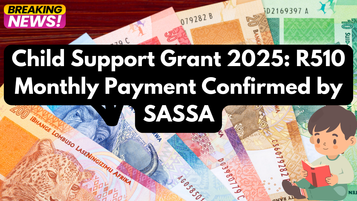 Child Support Grant 2025: R510 Monthly Payment Confirmed by SASSA