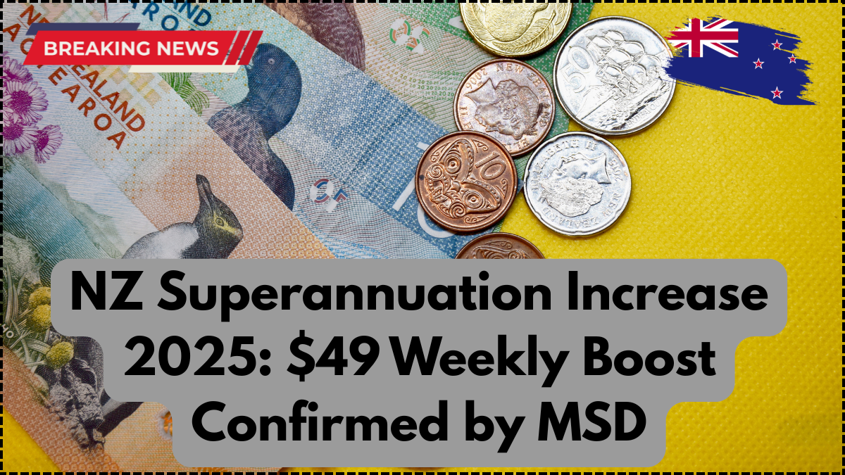 NZ Superannuation Increase 2025: $49 Weekly Boost Confirmed by MSD