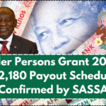 Older Persons Grant 2025: R2,180 Payout Schedule Confirmed by SASSA