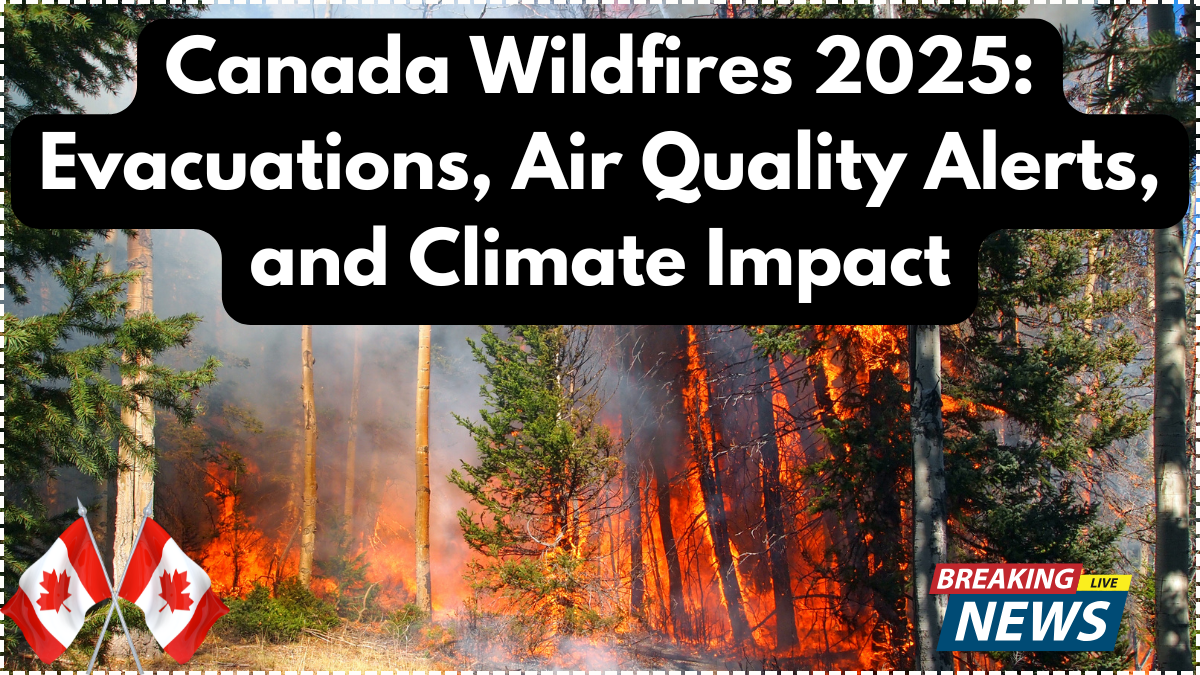 Canada Wildfires 2025: Evacuations, Air Quality Alerts, and Climate Impact