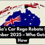 Australia’s Car Rego Rebate Returns September 2025 – Who Gets It and How
