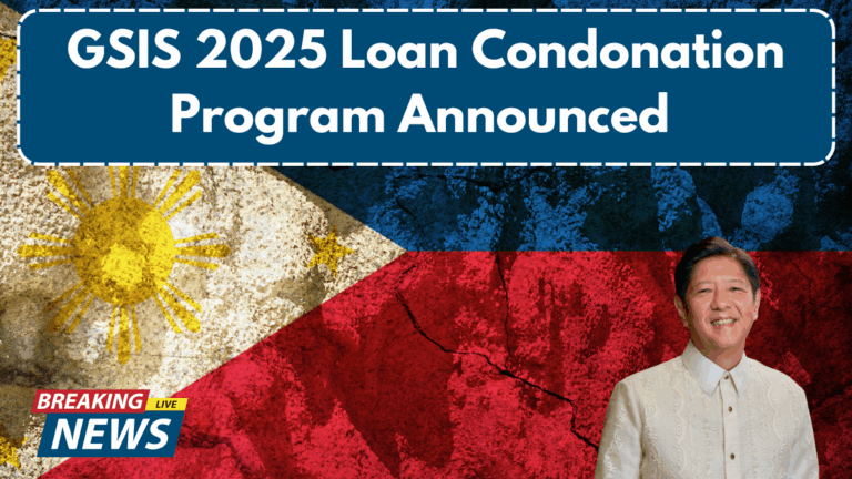 GSIS 2025 Loan Condonation Program Announced – Who’s Eligible & How to Apply