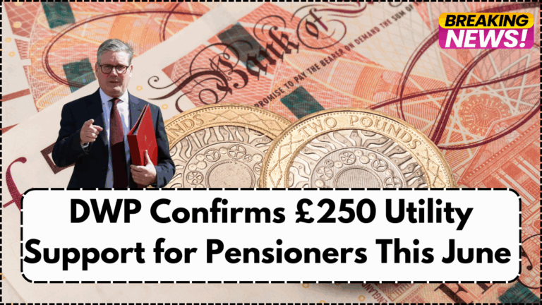 DWP Confirms £250 Utility Support for Pensioners This June – Who Qualifies?