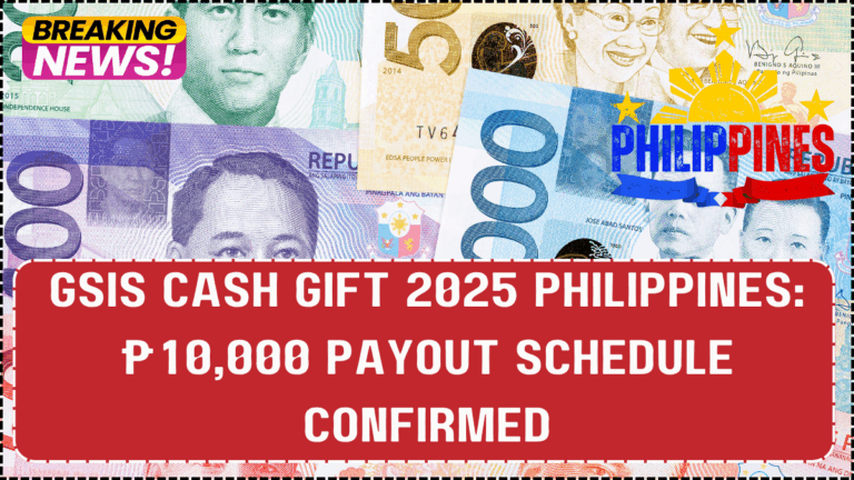 GSIS Cash Gift 2025 Philippines: ₱10,000 Payout Schedule Confirmed