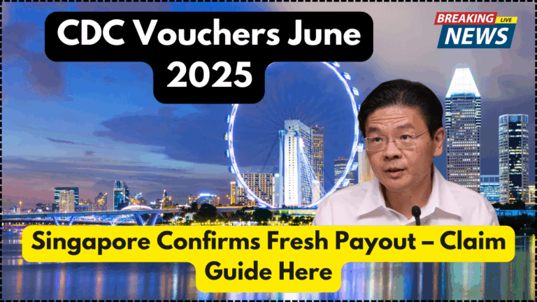 CDC Vouchers June 2025: Singapore Confirms Fresh Payout – Claim Guide Here