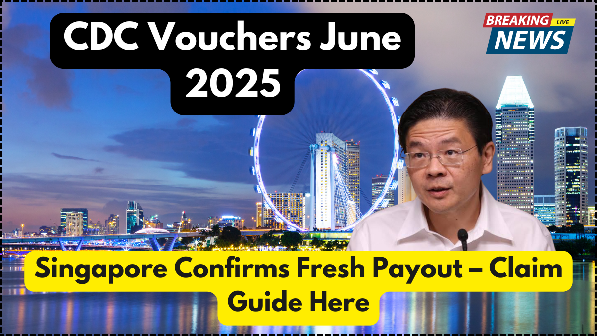 CDC Vouchers June 2025: Singapore Confirms Fresh Payout – Claim Guide Here